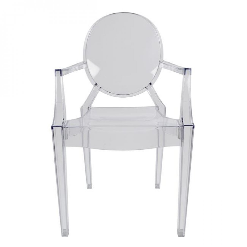 Πολυθρόνα "ARAMIS" ακρυλική σε χρώμα διάφανο 52,2x56,5x92