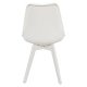 Καρέκλα "VEGAS" από PP/PU σε χρώμα λευκό 47,5x55x82