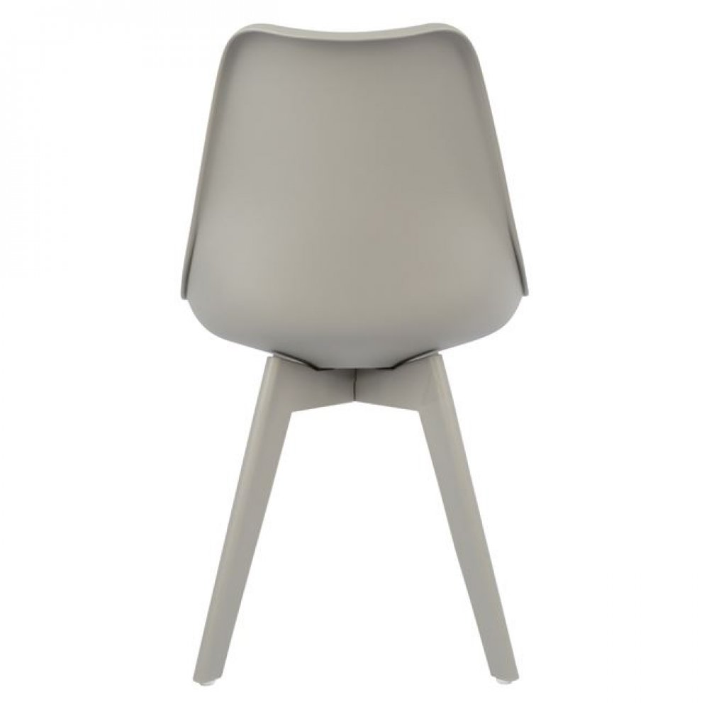 Καρέκλα "VEGAS" από PP/PU σε χρώμα γκρι 46x58x82