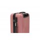 Βαλίτσα καμπίνας "POLAR" με σκληρό περίβλημα σε χρώμα ροζ 38x22,5x57