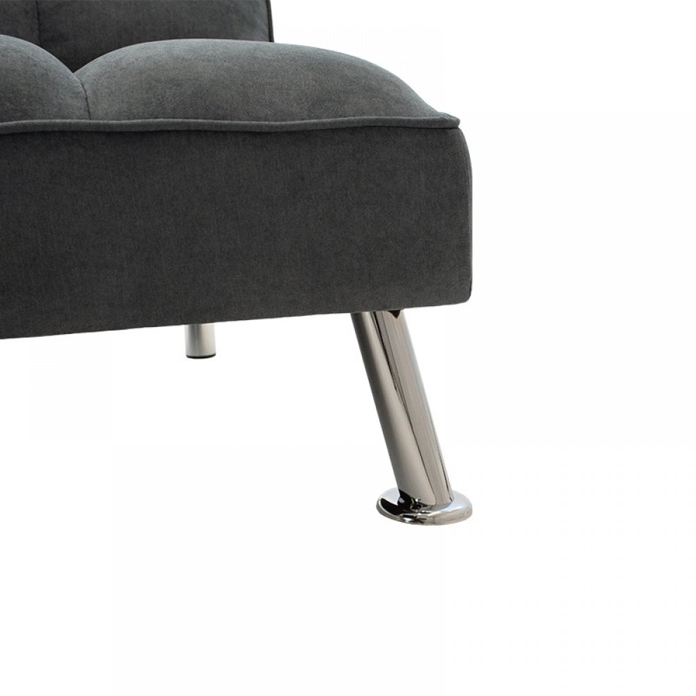 Καναπές-κρεβάτι "REBEL" υφασμάτινος σε χρώμα ανθρακί 189x92x82