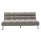 Καναπές-κρεβάτι "REBEL" υφασμάτινος σε χρώμα γκρι ανοιχτό 189x92x82