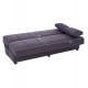 Καναπές κρεβάτι "EGE" τριθέσιος από ύφασμα σε χρώμα γκρι 192x74x82
