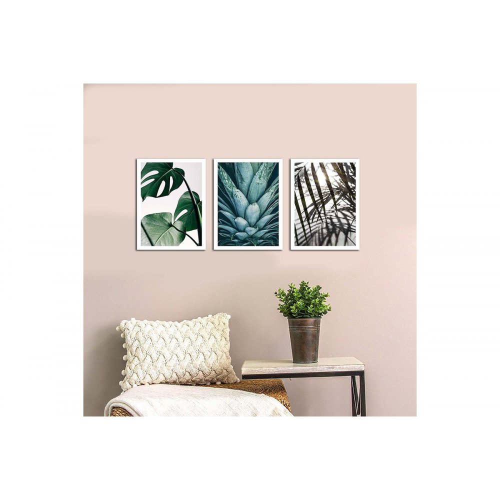 Πίνακας τρίπτυχος από MDF με ψηφιακή εκτύπωση σε διάφορα χρώματα 90x3x40