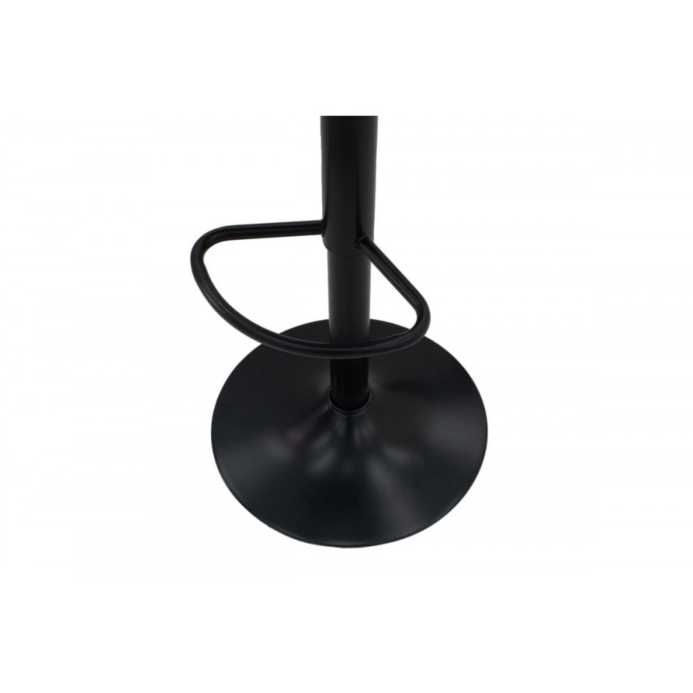 Σκαμπό μπαρ "WALDEN" από PP-μέταλλο σε μαύρο χρώμα 40x43x80-100