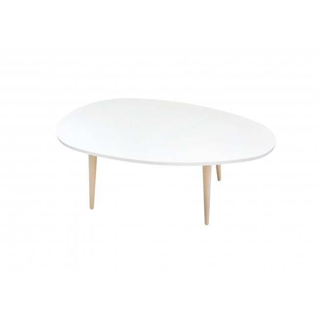 Τραπέζι σαλονιού "KING" σε χρώμα λευκό 98x60x39