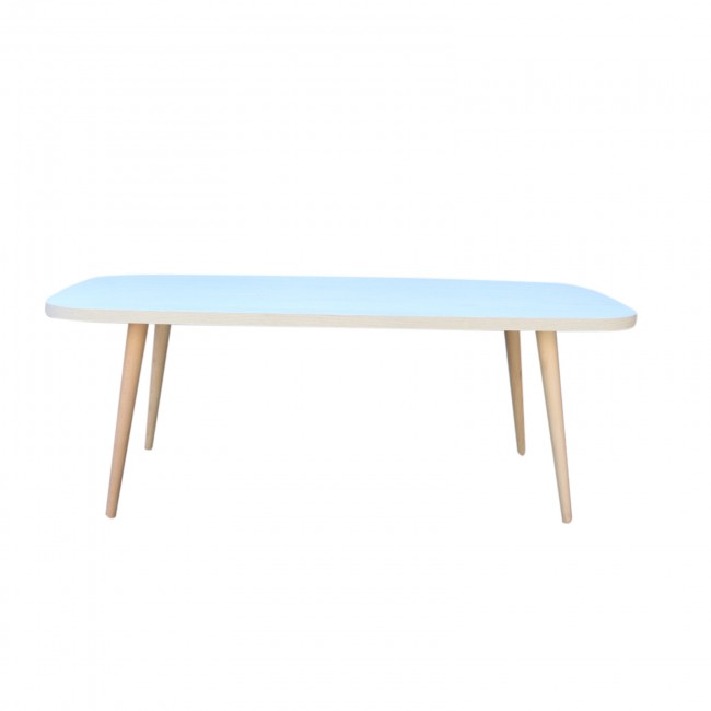 Τραπεζάκι σαλονιού "SOFIA" σε χρώμα λευκό ρουστίκ 120x60x44