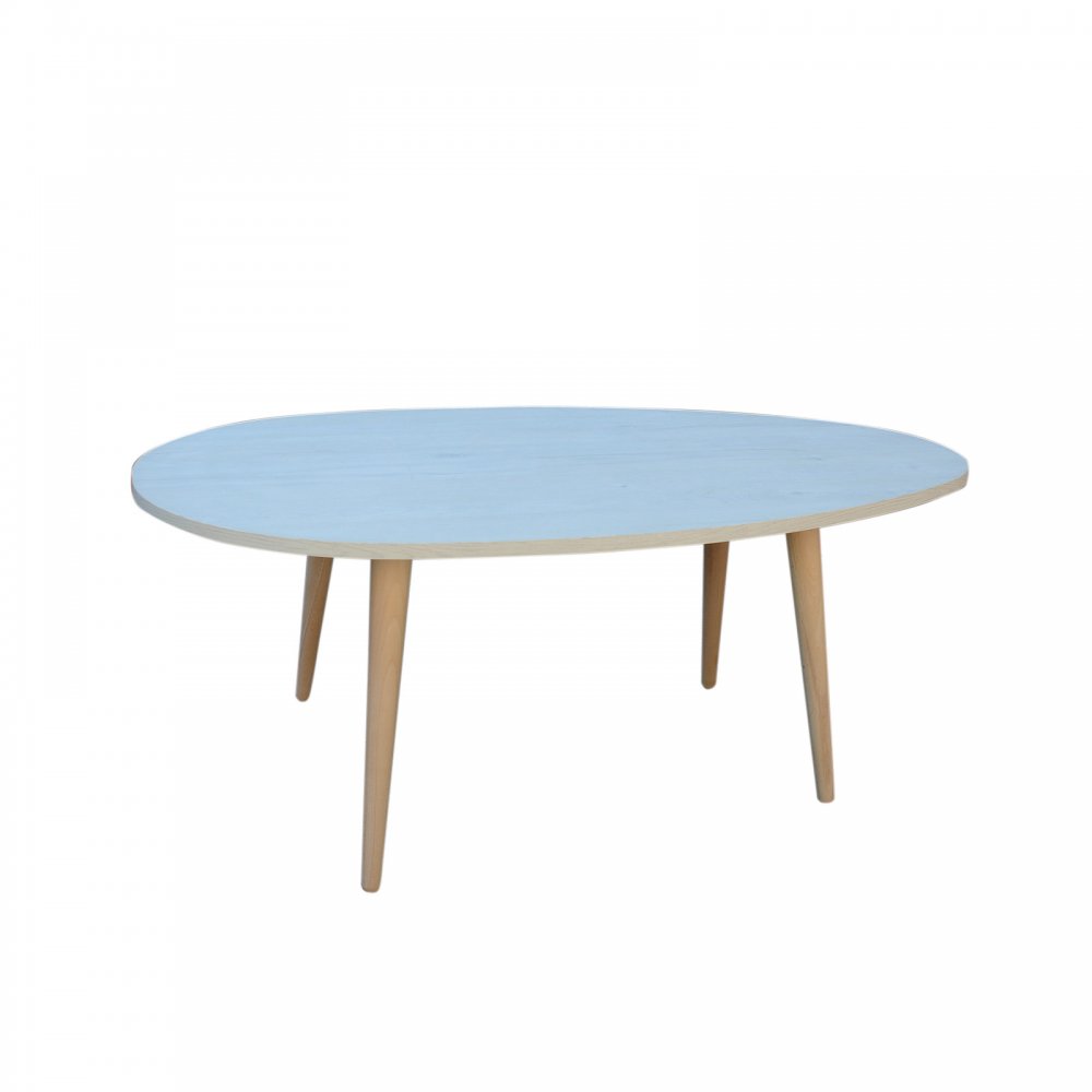 Τραπέζι σαλονιού "KING" σε χρώμα λευκό ρουστικ 98x60x39