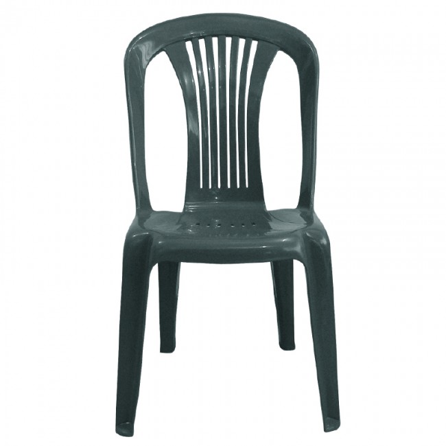 Καρέκλα "POSEIDON" πλαστική σε χρώμα πράσινο 42x49x86