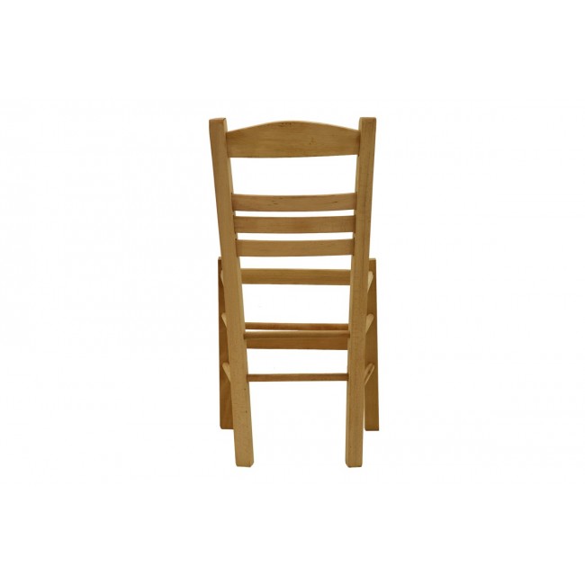 Καρέκλα καφενείου επιλοχία Santo καρυδί ξύλο 42x40x89εκ