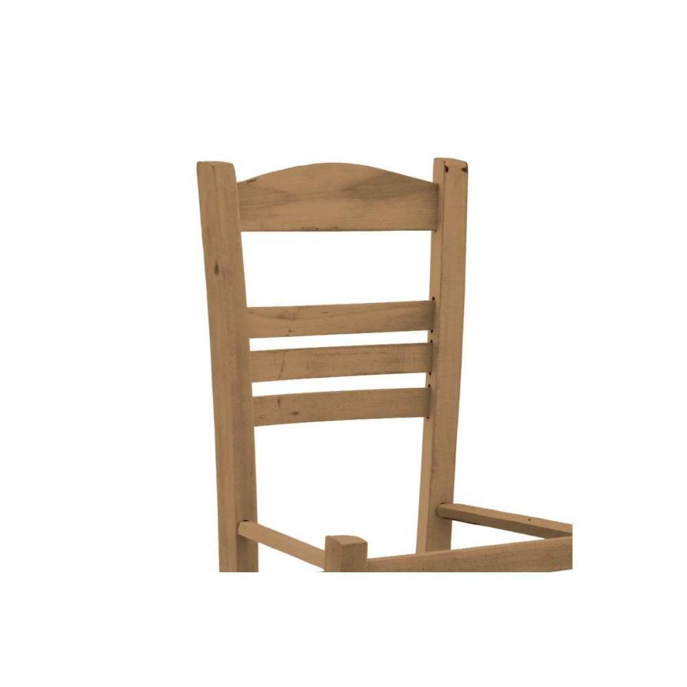 Καρέκλα καφενείου επιλοχία Santo καρυδί ξύλο 42x40x89εκ