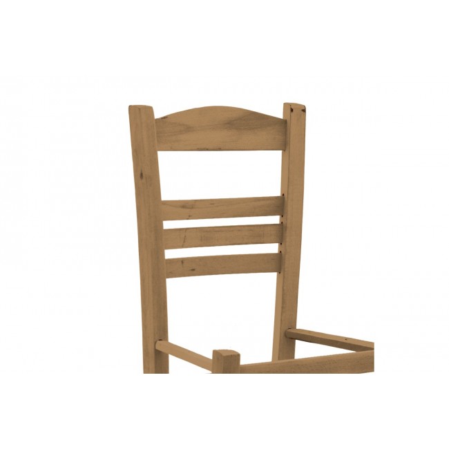 Καρέκλα καφενείου επιλοχία Santo καρυδί ξύλο 42x40x89εκ