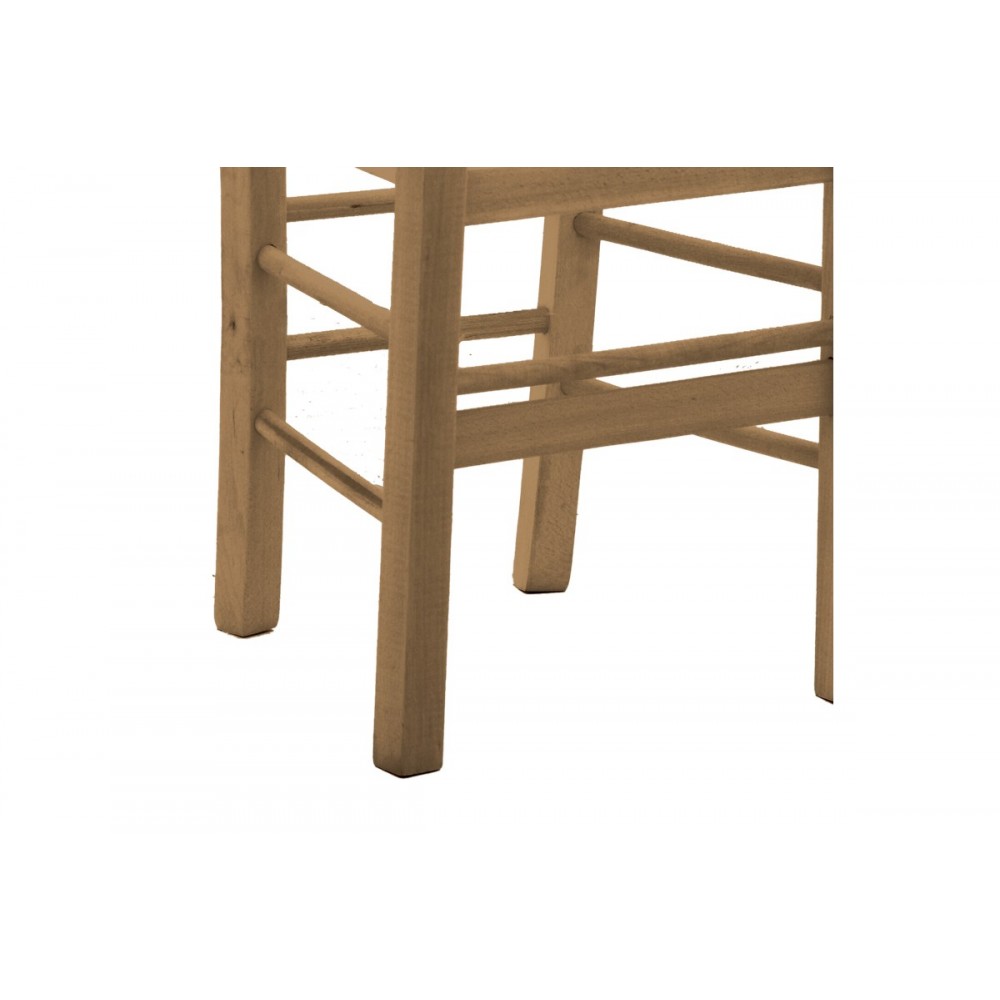 Καρέκλα καφενείου επιλοχία Santo καρυδί ξύλο 42x40x89εκ