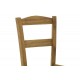 Καρέκλα καφενείου επιλοχία Santor καρυδί ξύλο 42x40x89εκ
