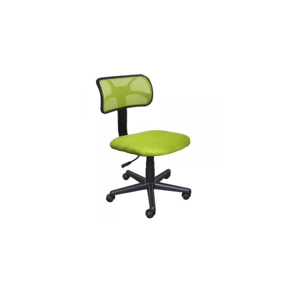 Καρέκλα γραφείου εργασίας σε χρώμα λαχανί 45x58x80/90