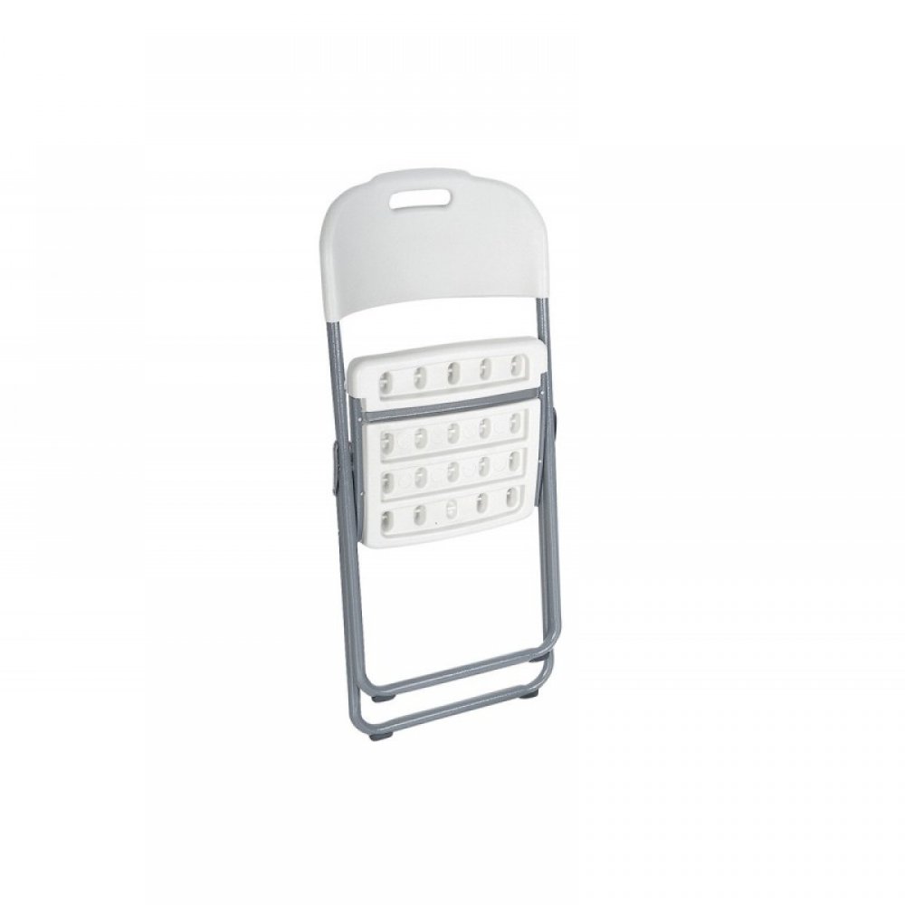 Καρέκλα πτυσσόμενη πολυπροπυλενίου σε λευκό χρώμα 40x44x110