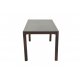 Τραπέζι "VIENNA" αλουμινίου-wicker σε χρώμα cappuccino 200x100x74
