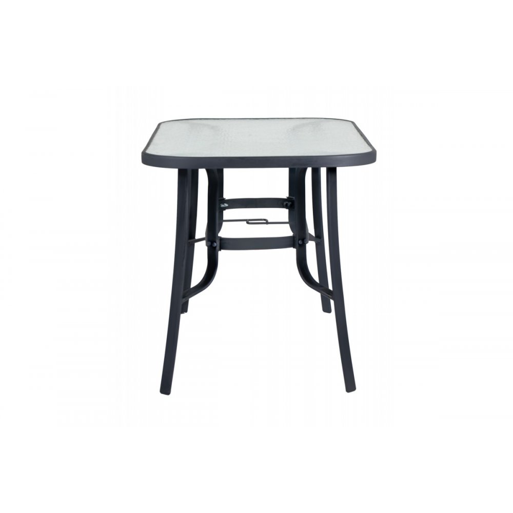 Τραπέζι "LOGA" μεταλλικό σε ανθρακί χρώμα 130x80x71