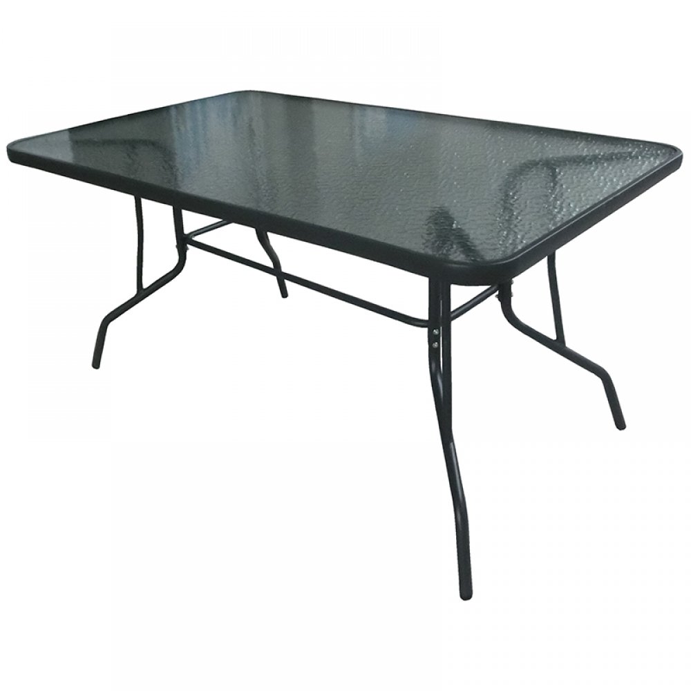 Τραπέζι "POLO" μεταλλικό σε ανθρακί χρώμα 140x85x70