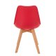 Καρέκλα "ELSA" από ξύλο μασίφ σε χρώμα κόκκινο 52x48x82