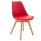 Καρέκλα "ELSA" από ξύλο μασίφ σε χρώμα κόκκινο 52x48x82