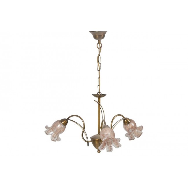 Φωτιστικό οροφής "LONDRA" 3φωτο μεταλλικό σε χρώμα μπρονζέ