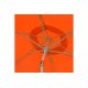 Ομπρέλα στρόγγυλη επαγγελματική με αδιάβροχο ύφασμα σε πορτοκαλί χρώμα