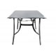 Τραπέζι "ROMEO" αλουμινίου σε χρώμα ανθρακί 160x90x72