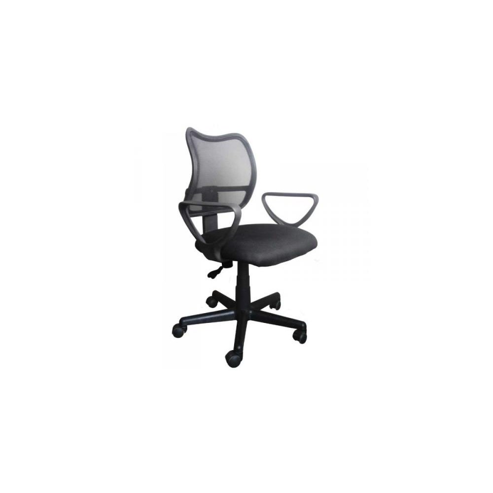 Πολυθρόνα γραφείου εργασίας σε χρώμα μαύρο 59x60x80/90