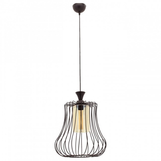 Φωτιστικό "DEREN-L" οροφής μονόφωτο μεταλλικό σε μαύρο χρώμα Φ30