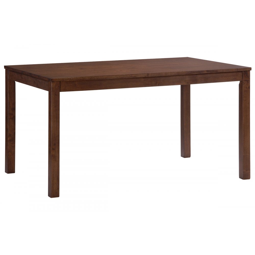 Τραπέζι "ALDO" από ξύλο μασίφ σε χρώμα σκούρο καρυδί 120x80