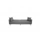 Καναπές-κρεβάτι "ALEXIS" τριθέσιος υφασμάτινος σε χρώμα γκρι 190x78x78