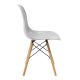 Καρέκλα "MALTA NEW" από μασίφ ξύλο σε χρώμα γκρι 51x47x81