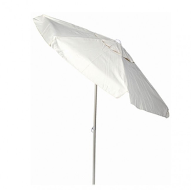 Ομπρέλα στρόγγυλη σιδερένια σε χρώμα εκρού 2,30