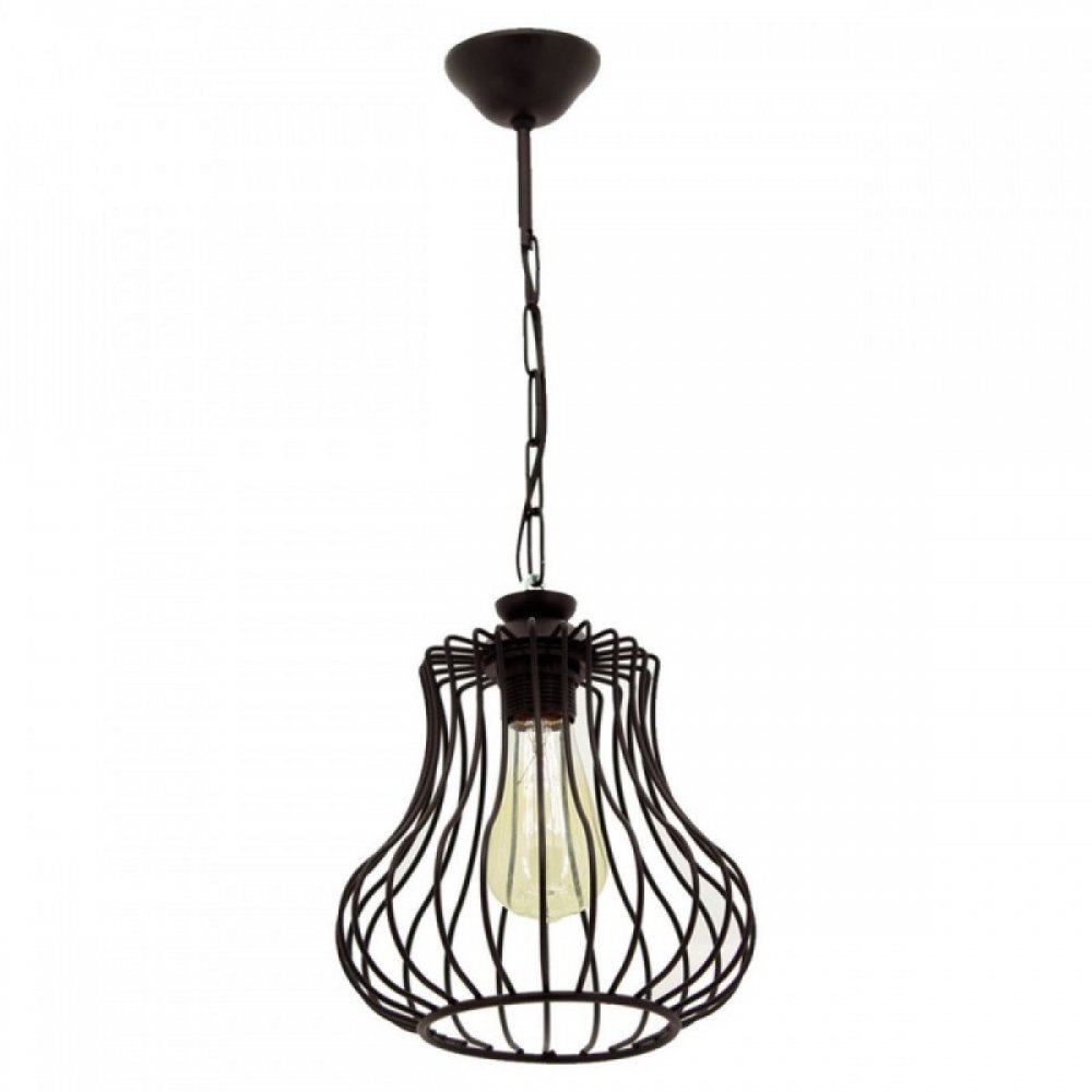 Φωτιστικό μονόφωτο "DEREN-L" σε χρώμα μαύρο Φ30Χ85 Ε27