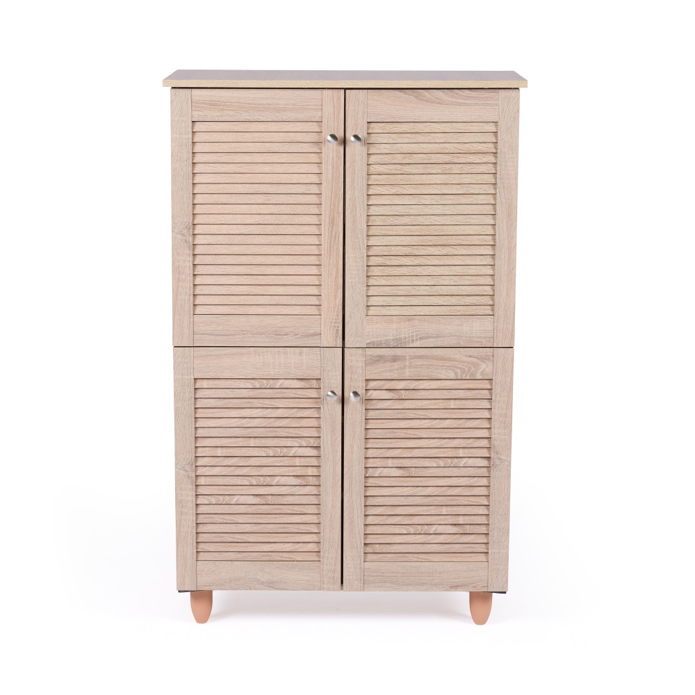 Παπουτσοθήκη-ντουλάπι REA χρώμα sonoma 77x34x123