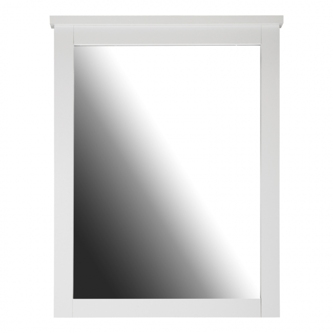 Καθρέπτης ορθογώνιος ''REAL'' σε χρώμα λευκό 72x93x4