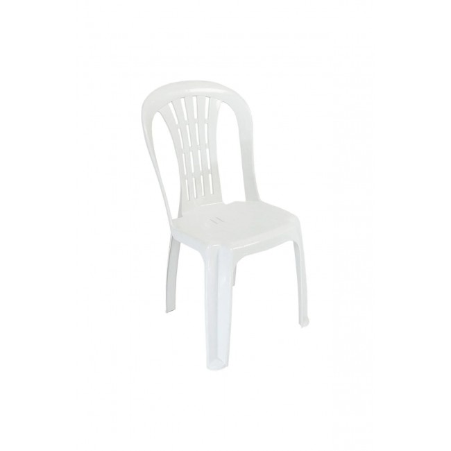 Καρέκλα catering βαρέους τύπου TIF σε χρώμα λευκό-γκρι 43x40x87
