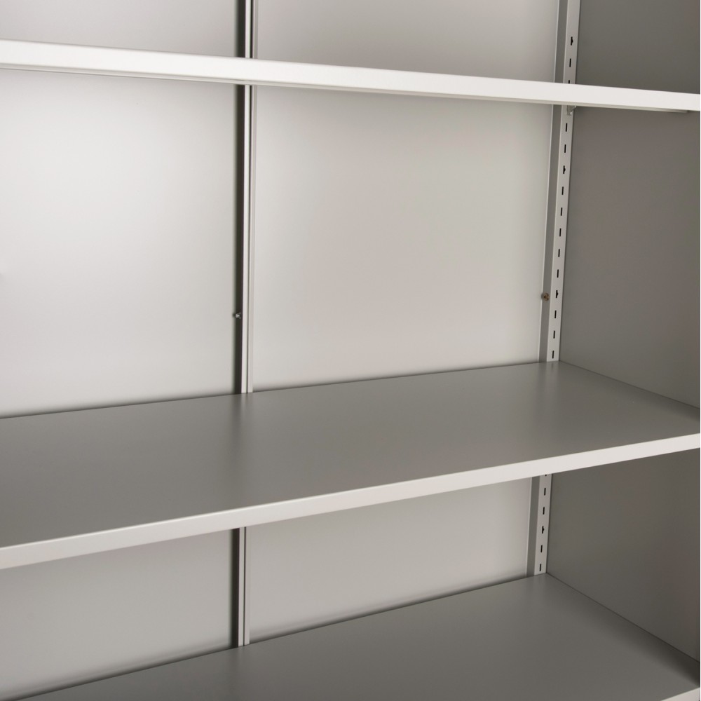 Μεταλλική ντουλάπα Steel σε απόχρωση ανοιχτό γκρι 90x40x190