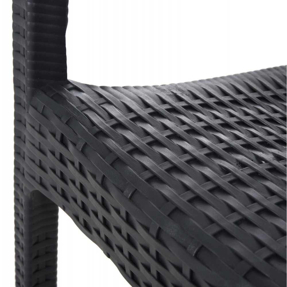 Πολυθρόνα βαρέους τύπου KING απο PP σε χρώμα μαύρο 57x55x87