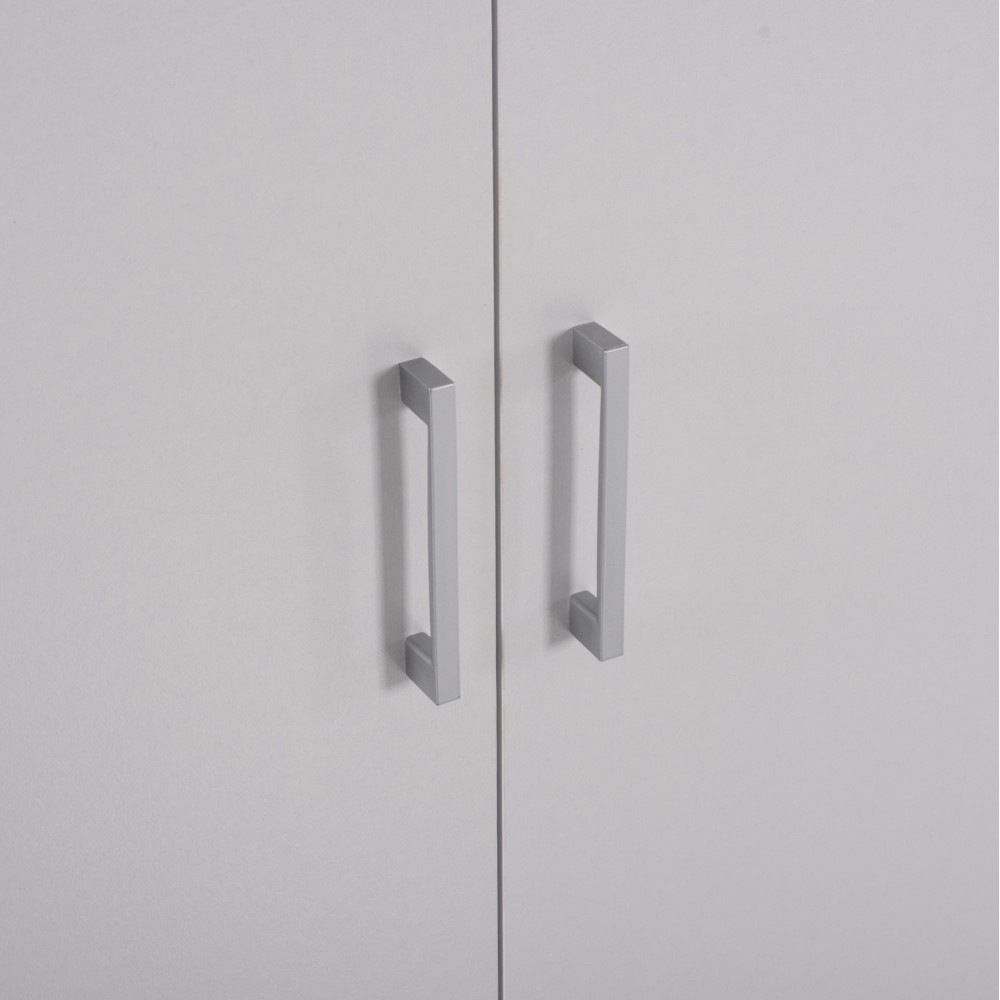 Ντουλάπα ρούχων δίφυλλη REAL χρώμα λευκό 60x42x180