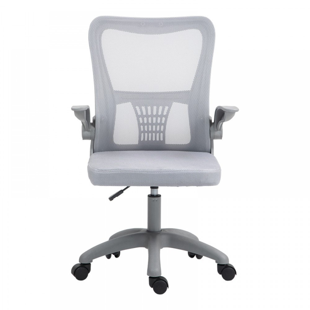 Καρέκλα γραφείου εργασίας LISE mesh γκρι 57x53x90/100