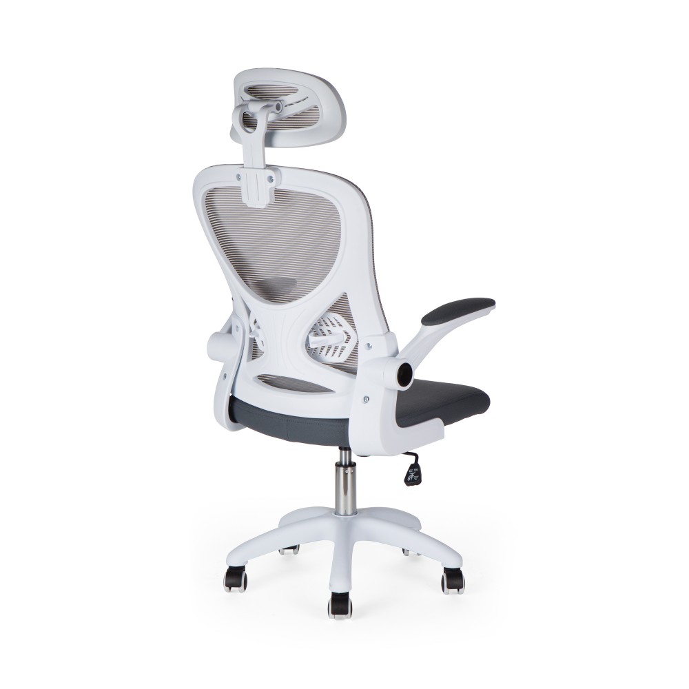 Καρέκλα γραφείου εργασίας Anna mesh γκρι 62x61x110/120