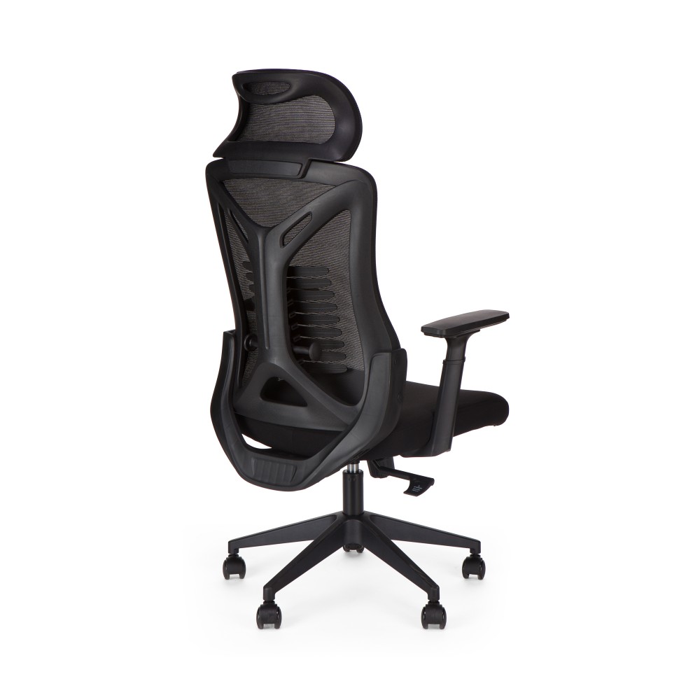 Καρέκλα γραφείου διευθυντή JAMES mesh μαύρο 65x61x117/125