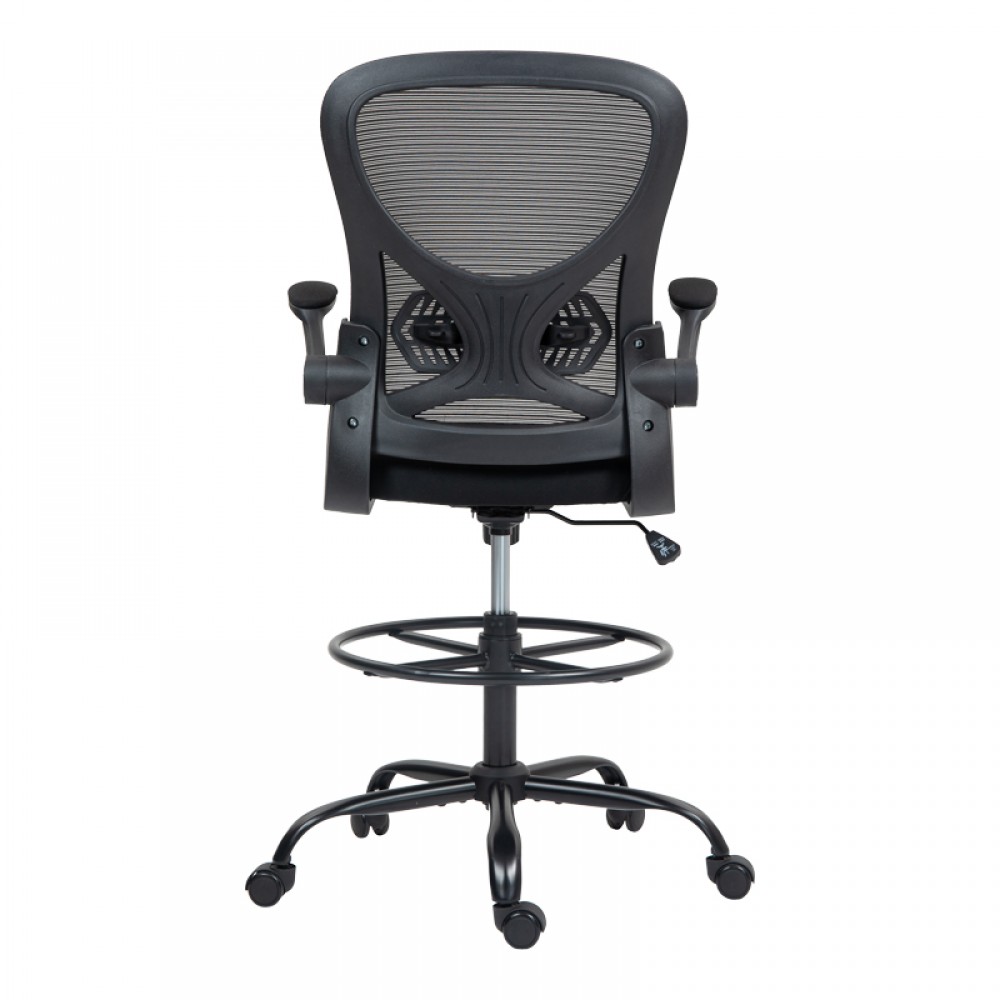 Καρέκλα γραφείου εργασίας ZIO ύφασμα mesh σε μαύρο 62x53x131