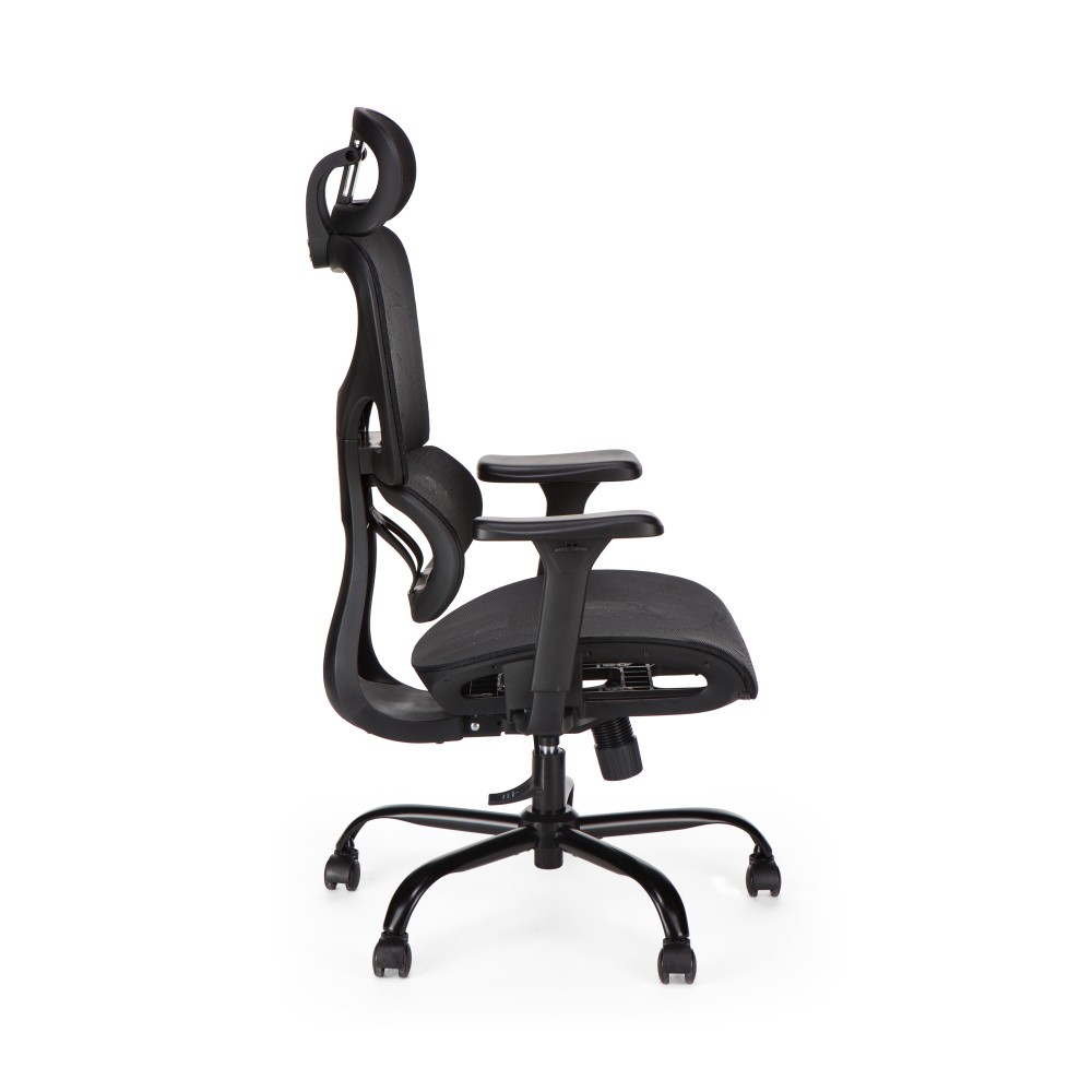 Καρέκλα γραφείου διευθυντή LINUX mesh μαύρο 61x63x117/125