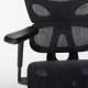 Καρέκλα γραφείου διευθυντή LINUX mesh μαύρο 61x63x117/125