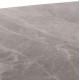Τραπέζι Rav γκρι μαρμάρου sintered stone-μαύρο μέταλλο 120x70x75