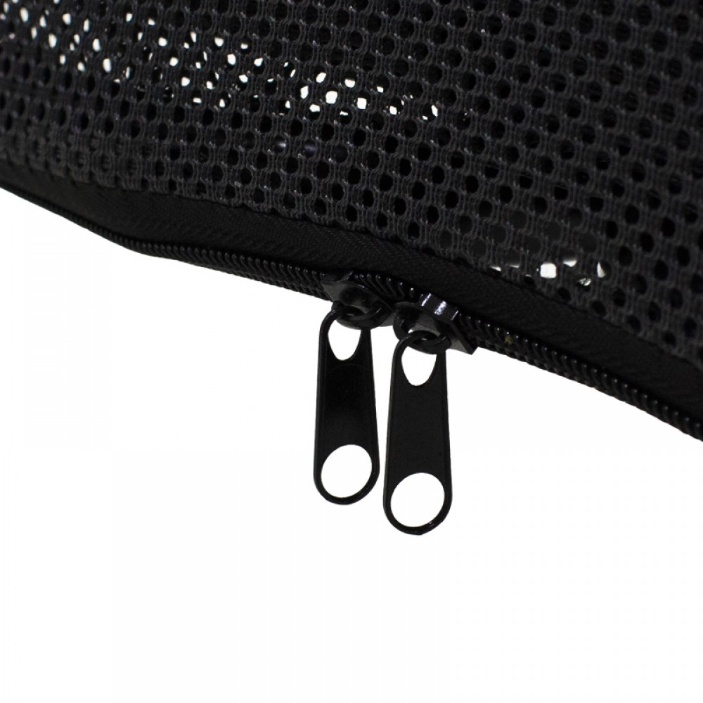 Καρέκλα γραφείου Lila II με ύφασμα mesh σε μαύρη απόχρωση 61x59x109.5-123