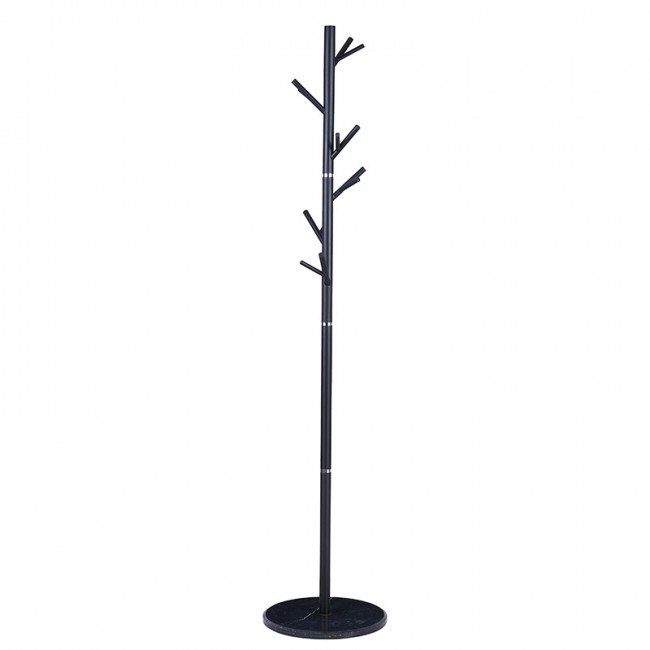 Καλόγερος ρούχων Tzina μέταλλο μαύρο Φ38x177